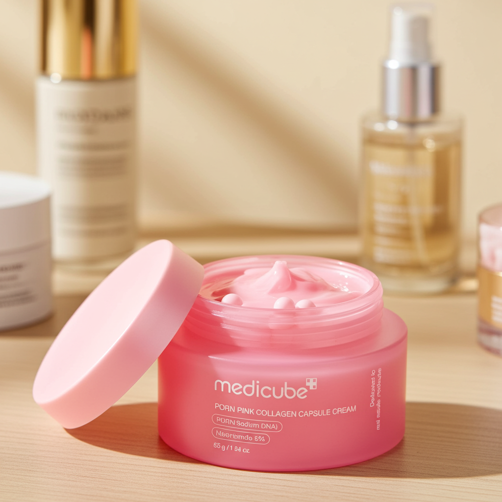 Medicube - PDRN Pink Capsule (Crema Facial Hidratante y Firmeza 55ml)