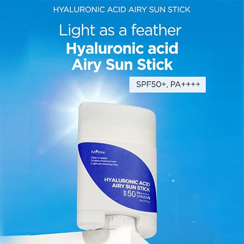 Isntree - Hyaluronic Acid Airy Sun Stick SPF50+ PA++++ - Kaori Derm