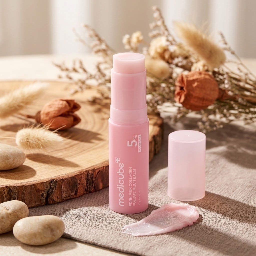 Medicube - PDRN Pink Collagen Volume Multi Balm (Bálsamo Hidratante en Barra 10g) - Kaori Derm